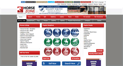 Desktop Screenshot of horsezone.com.au