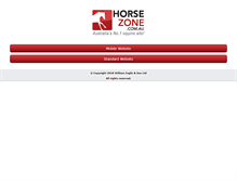 Tablet Screenshot of horsezone.com.au